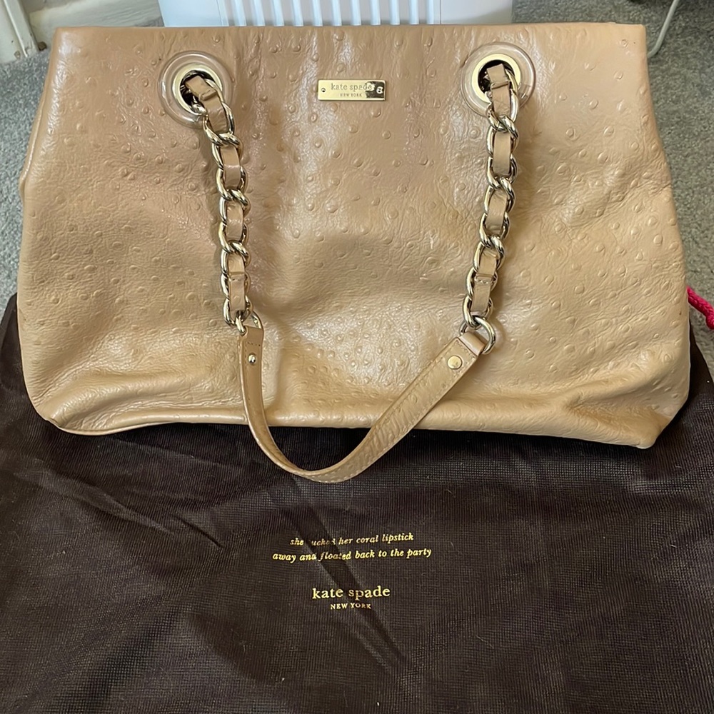 Kate spade bag / tan